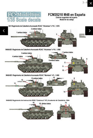 FC MODEL TREND (1/35) Calcas M48 en España