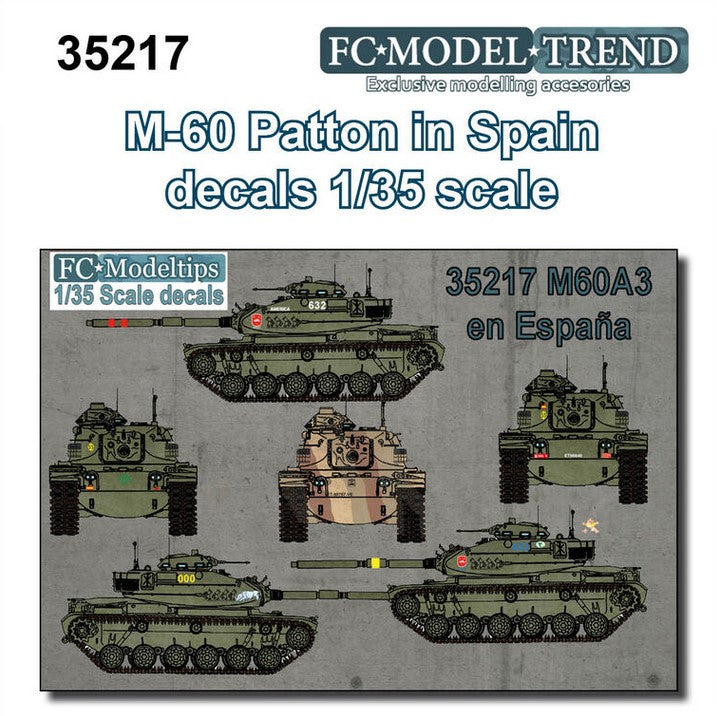 FC MODEL TREND (1/35) Calcas para M60 en España