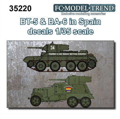 FC MODEL TREND (1/35) Calcas BA-6 y BT-5 en España