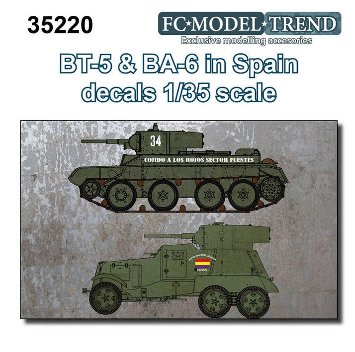 FC MODEL TREND (1/35) Calcas BA-6 y BT-5 en España