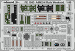 Set de mejora de fotograbdos precoloreados para avión A6mM2-N Rufe en escala 1:48 de Eduard referencia FE 1563