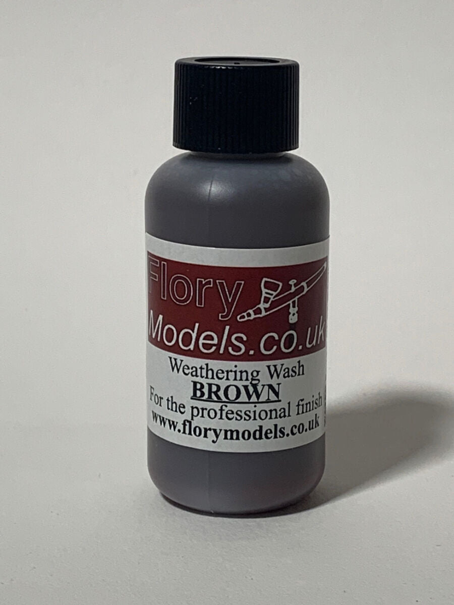 Bote de lavado de 50ml color brown de Flory Models