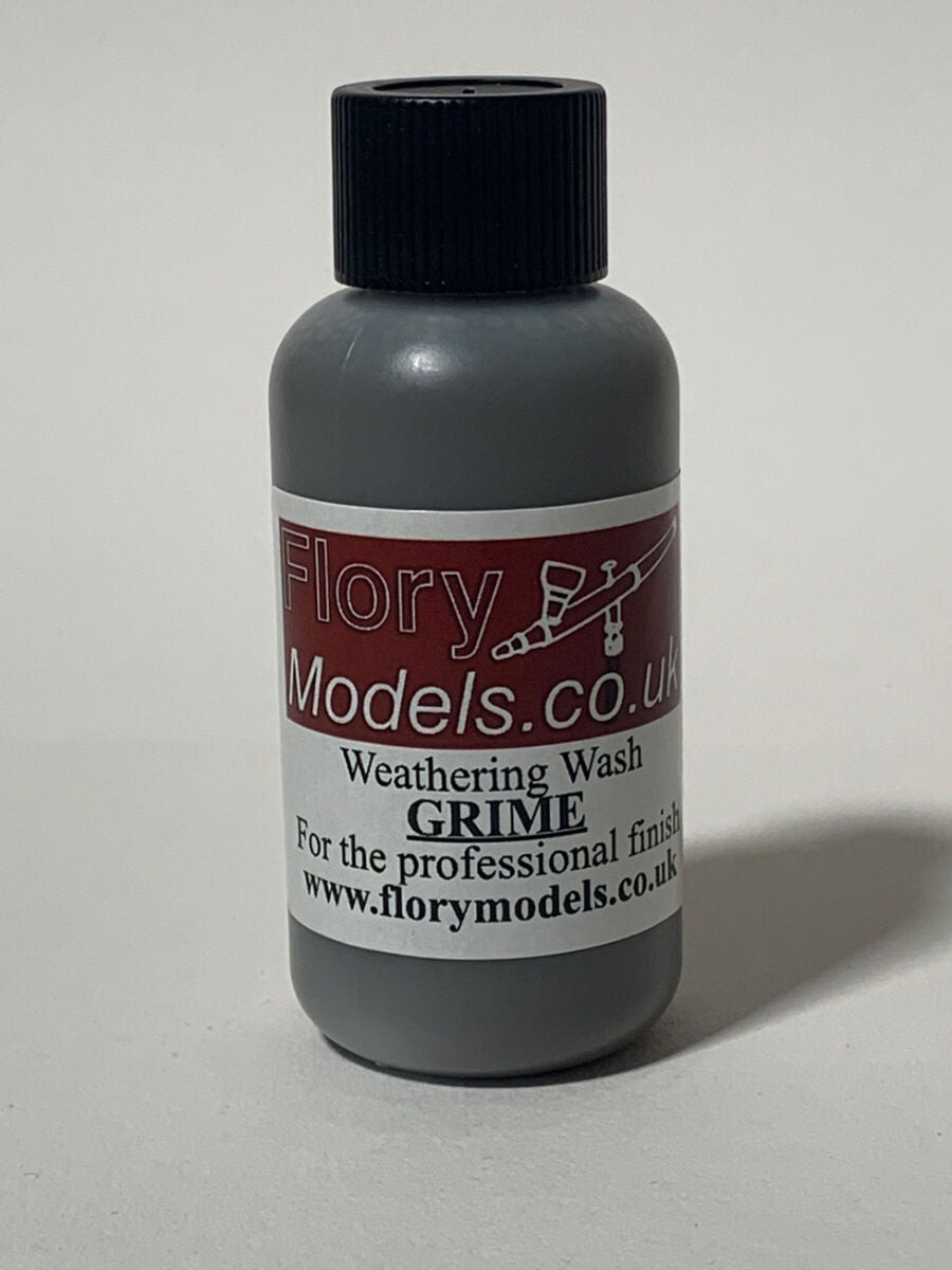 Bote de lavado de 50ml color grime de Flory Models