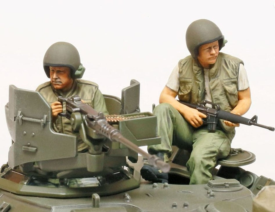 Figuras del tanque norteamericano M551 Sheridan en Vietnam en escala 1:35 de Tamiya con referencia 35365
