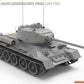 Foto frontal derecha de la maqueta del T-34/85 Produccion Final Checoslovaca en escala 1:35 de Miniart referencia 37078