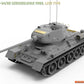 Foto frontal izquierda de la maqueta del T-34/85 Produccion Final Checoslovaca en escala 1:35 de Miniart referencia 37078