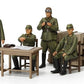Foto de la maqueta de set de figuras de puesto de mando de oficiales del ejército japonés en escala 1:35 de Tamiya con referencia 35341