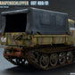 Foto trasera de la maqueta del tractor Raupenschlepper OST ROS 01 Mid Production en escala 1:35 de Miniart referencia 35480