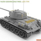 Foto trasera izquierda de la maqueta del T-34/85 Produccion Final Checoslovaca en escala 1:35 de Miniart referencia 37078