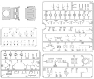 GALAXY HOBBY (1/72) M1240A1 M-ATV w Michelin XZL 16.00 X R20 Wheel Set