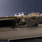 Foto de los hangares de la maqueta del portaaviones nuclear norteamericano Gerald Ford CVN-78 en escala 1:350 de Trumpeter con referencia 05638