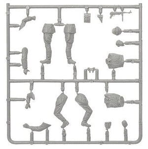 Grapa 1 de las figuras de conductores y oficiales alemanes en escala 1:35 de Miniart referencia 53030