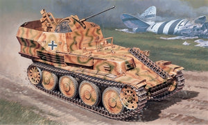 Boxart de la maqueta del vehículo antiaéreo alemán Sd.fz.140 en escala 1:35 de Italeri referencia 6461