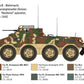Camuflaje 3 de la maqueta del vehículo alemán Sd.Kfz.234/1 en escala a1:35 de Iatleri referencia 6757