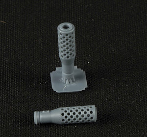 GINGERCAT (1/35) 88mm Tank Barrel Perforated Muzzle Brake (2 uds.)