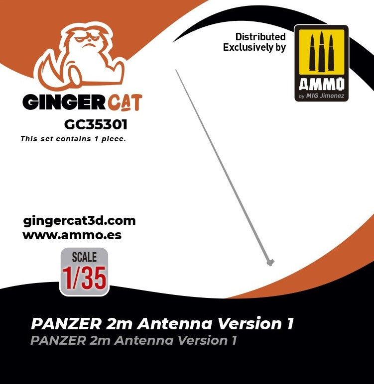 GINGERCAT (1/35) Panzer 2m Antenna Version 1