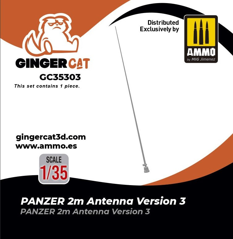 GINGERCAT (1/35) Panzer 2m Antenna Version 3