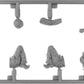 Grapa 3  de la maqueta de figuras de tripulantes de tanques británicos en reparación en escala 1:35 de Miniart referencia 35489
