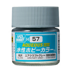 Bote de pintura acrílica de 10ml color gris avión H57 de Gunze de la gama Aqueous