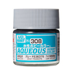 Bote de pintura de 10ml de color gris FS36375 de la gama Aqueous de Mr Hobby referencia H-308