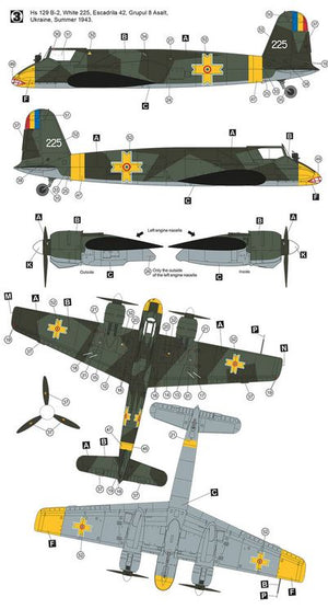 HOBBY 2000 (1/48) Henschel Hs 129B-2 Eastern Front