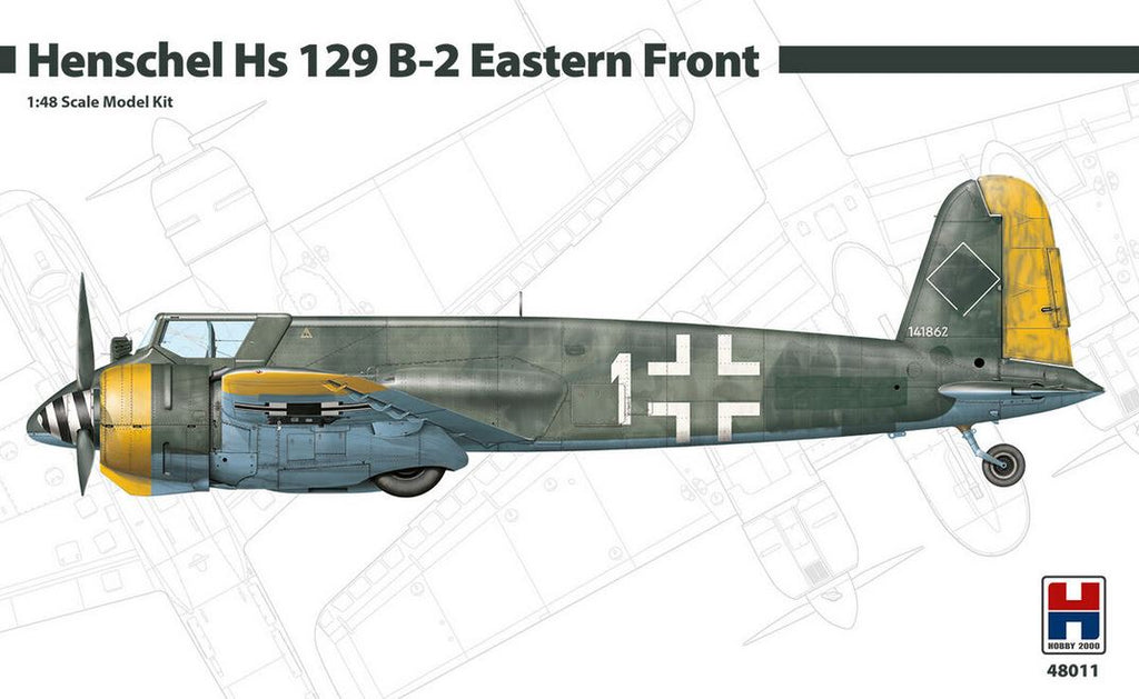 HOBBY 2000 (1/48) Henschel Hs 129B-2 Eastern Front