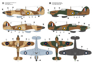 HOBBY 2000 (1/48) Hawker Hurricane Mk.IIA Trop