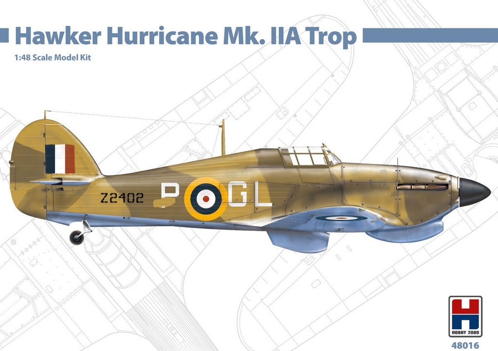 HOBBY 2000 (1/48) Hawker Hurricane Mk.IIA Trop