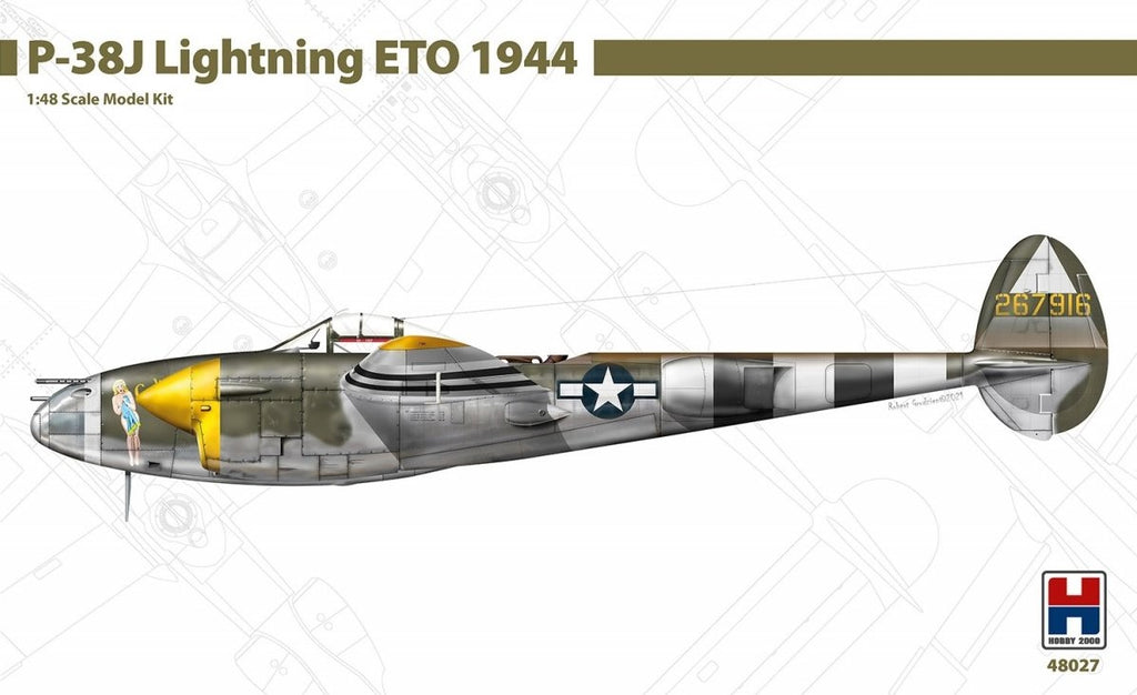 HOBBY 2000 (1/48) P-38J Lightning ETO 1944