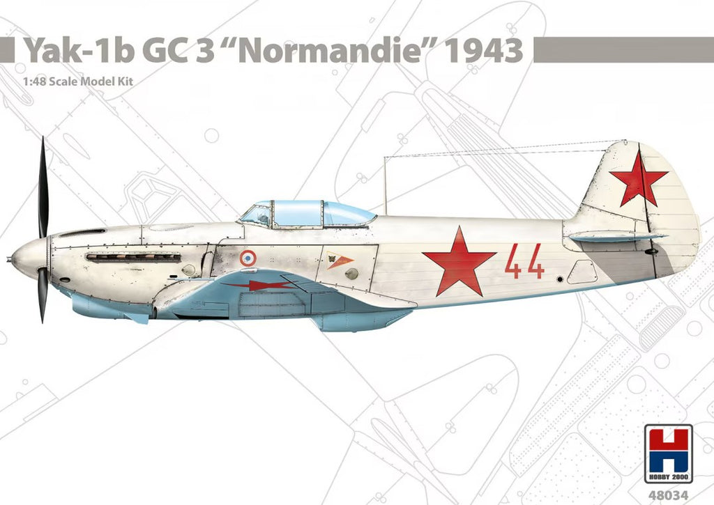 HOBBY 2000 (1/48) Yak-1b GC 3 'Normandie' 1943