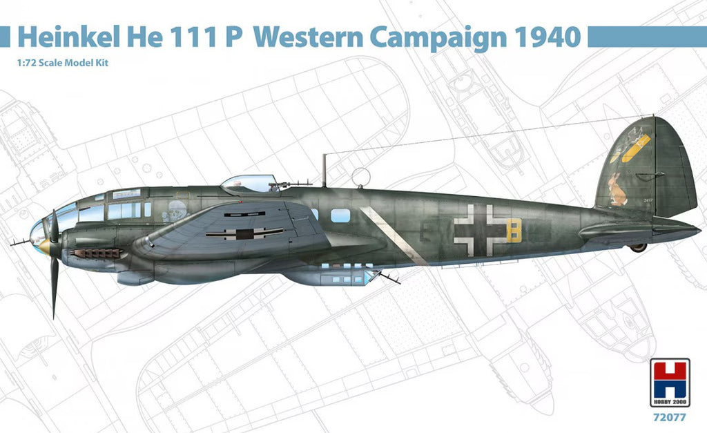 HOBBY 2000 (1/72) Heinkel He 111 P Western Campaign 1940