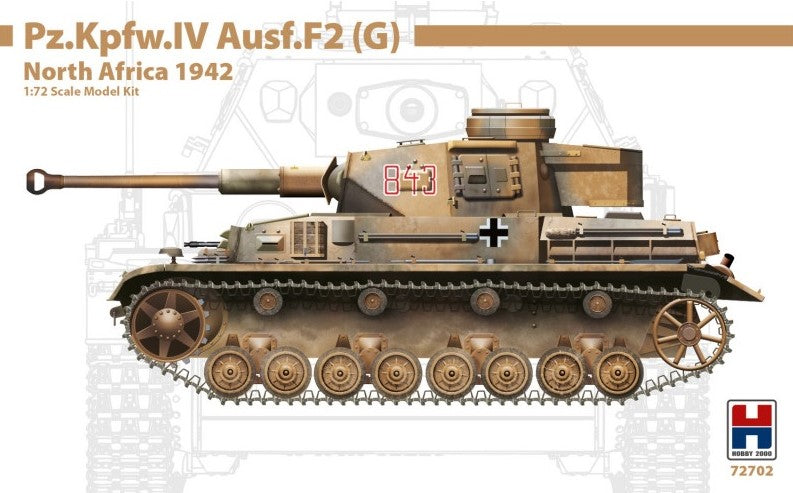 HOBBY 2000 (1/72) Pz.Kpfw.IV Ausf.F2 (G) North Africa 1942