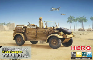 HERO HOBBY KITS (1/35) German PKW Typ k1 Kübelwagen Type 82 Africa Corps