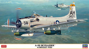 HASEGAWA (1/72) A-1H Skyraider w/ Rocket pod