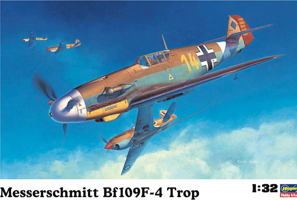 HASEGAWA (1/32) Messerschmitt Bf109F-4 Trop