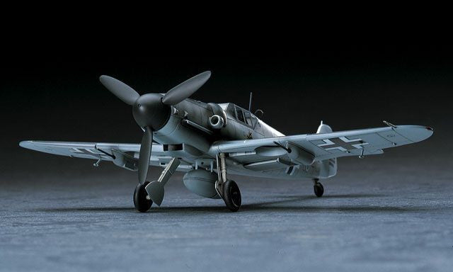 Foto de la maqueta del caza alemán Bf-109 G-6 en escala 1:48 de Hasegawa referencia 09147