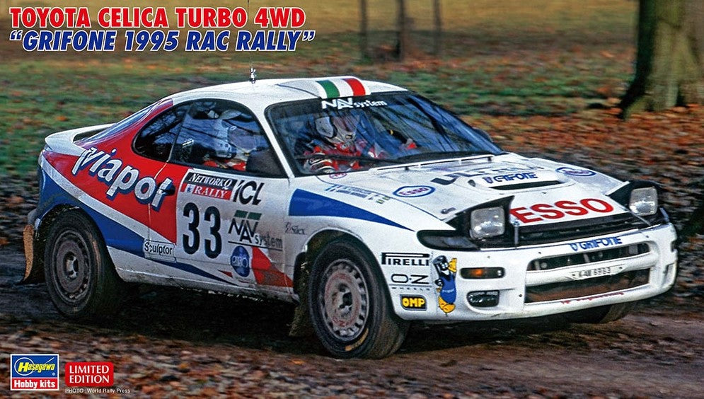 HASEGAWA (1/24) Toyota Celica Turbo 4WD `Grifone 1995 RAC Rally`