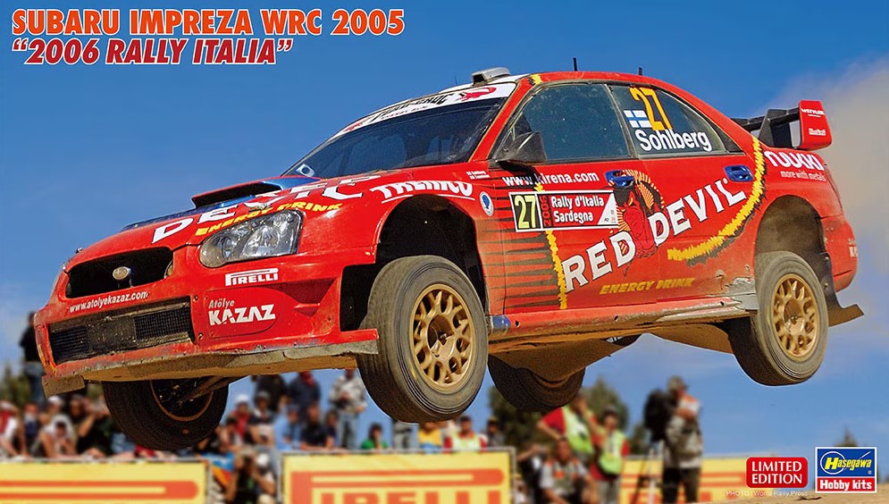 HASEGAWA (1/24) Subaru Impreza WRC 2005 "2006 Rally Italia"