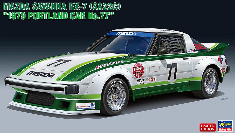 HASEGAWA (1/24) Mazda Savanna RX-7 (SA22C) 1979 Portland Car No.77