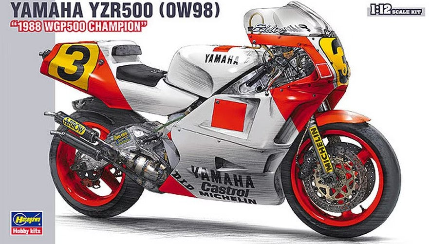 HASEGAWA (1/12) Yamaha YZR500 (0W98) 1988 WGP500 champion