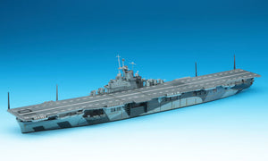 Foto del portaviones norteamericano USS Yorktown 2 en escala 1:700 de Hasegawa referencia WL709