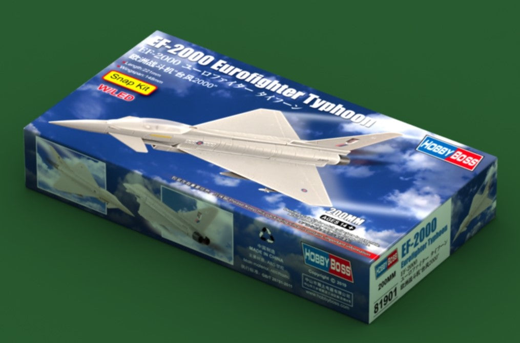 HOBBYBOSS (1/72) Snap Kit W/LED: EF-2000 Eurofighter Typhoon