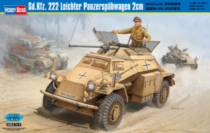 HOBBYBOSS (1/35) Sd.Kfz. 222 Leichter Panzerspähwagen 2cm