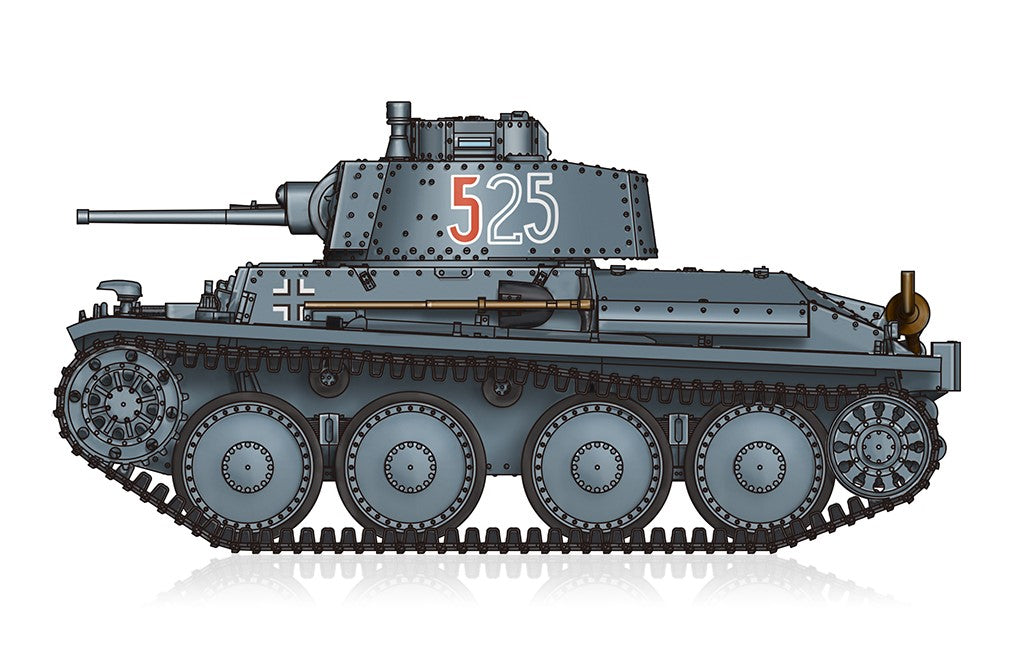 HOBBYBOSS (1/72) German Pz.Kpfw. 38(t) Ausf.E/F