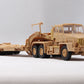 Foto de frente de la maqueta del camión pesado británico Scammell Commander en escala 1:35 de Hobby Boss referencia 85527