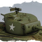 Detalle de la torreta de la maqueta del tanque M4A3 Sherman en escala 1:48 de Hobby Boss referencia 84805
