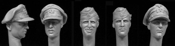 HORNET (1/35) German Navy WW2 Head Set - 3 officers, 2 seamen (HGH24)