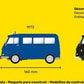 HELLER (1/24) Gendarmerie Set Renault Estafette + Renault 4TL