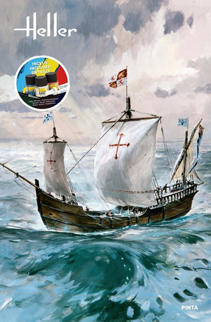 HELLER (1/75) Carabela La Pinta (Starter Kit)