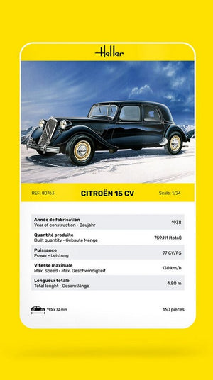 HELLER (1/24) Citroen 15 CV